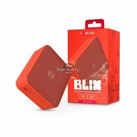 Forever vezeték nélküli bluetooth hangszóró - Forever Blix 5 BS-800 Waterproof Bluetooth Speaker - piros