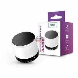 Setty bluetooth mini hangszóró - Setty Junior Bluetooth Speaker - fehér